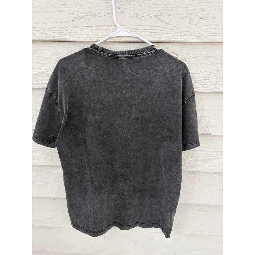 Manfinity Graphic Cross Washed Black T-Shirt Size Small - Picture 6 of 6